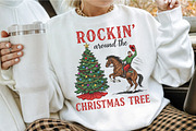 Rockin around the Christmas tree PNG, an Illustration by Craft Nest (Thumbnail 3 of 7)