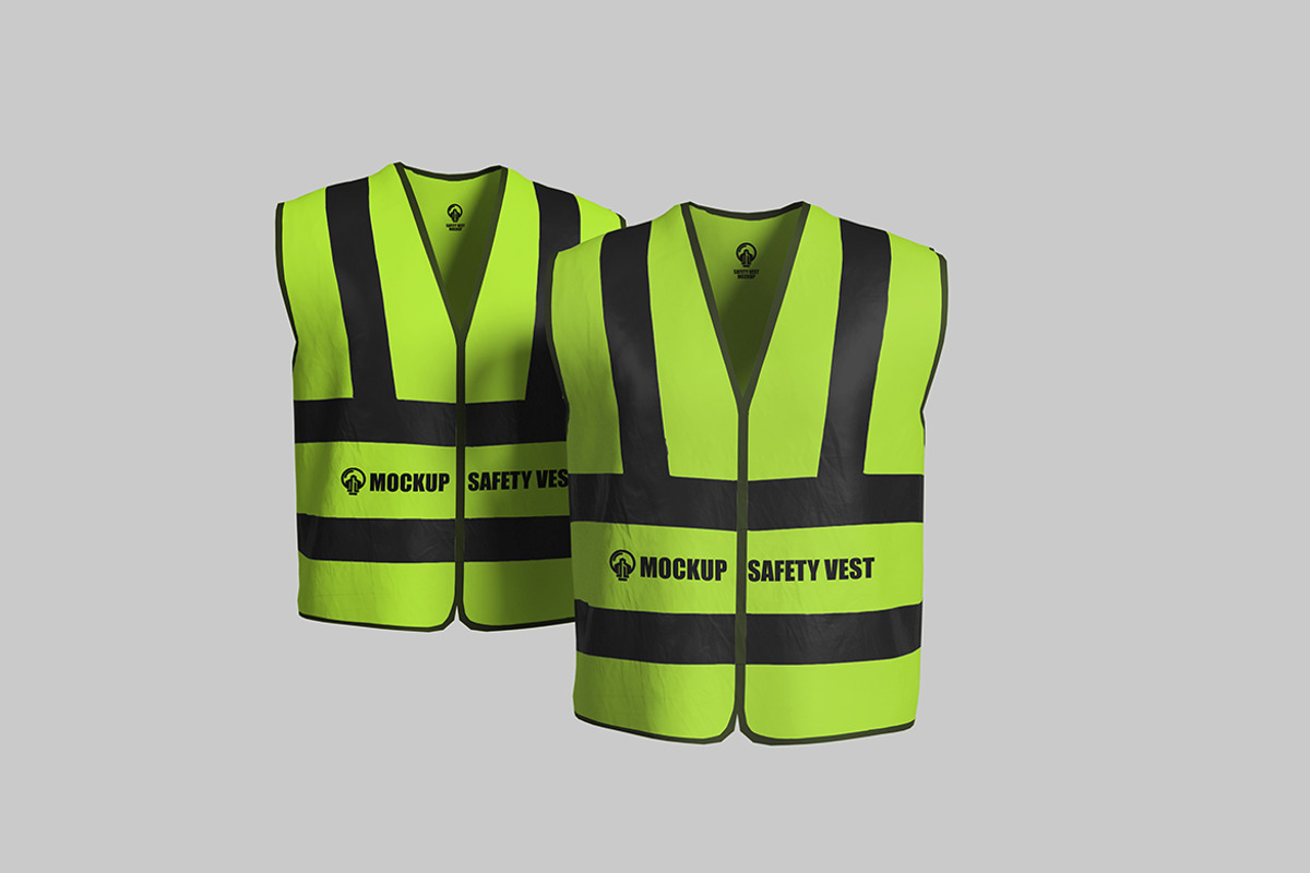 Clean Safety Vest Mockup, a Mockup by My Code Std (Photo 4 of 6)