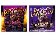 Halloween Event Party Flyer, a Flyer Template by regalDRAW (Thumbnail 1 of 5)