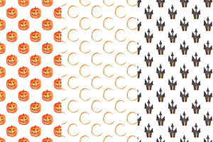 Watercolor Halloween Digital Papers