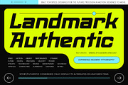 Landmark Authentic Experience Modern, a Sans Serif Font by timelesstype.co (Thumbnail 1 of 10)