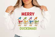 Christmas Ducks Png, Merry Ducksmas, an Illustration by Designking (Thumbnail 2 of 6)