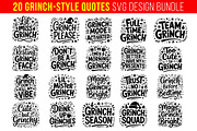 Grinch-Style Quotes SVG Design, an Object Graphic by himelgfx (Thumbnail 1 of 3)