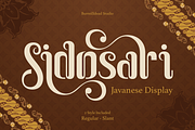 Sidosari, a Sans Serif Font by Burntilldead (Thumbnail 1 of 11)