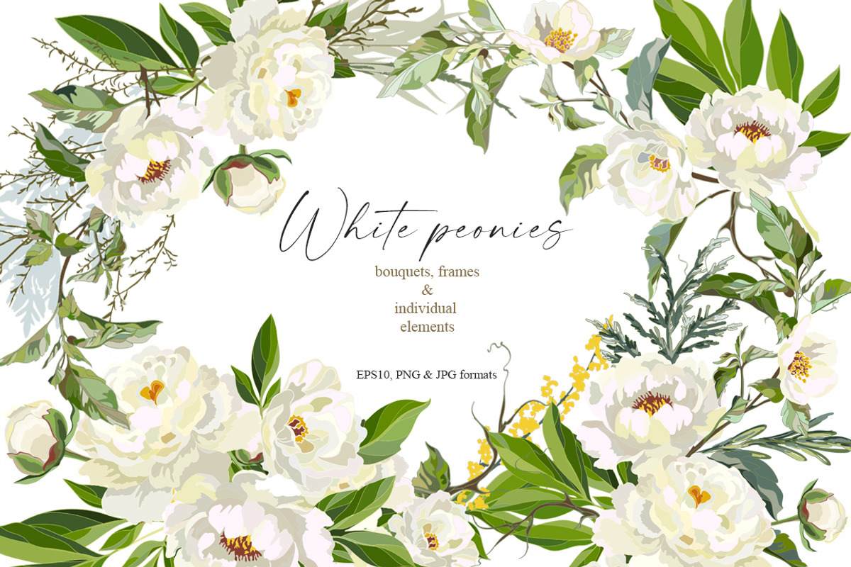 Vector Flower Bundle, a Decorative Illustration by Vasmila (Photo 4 of 20)