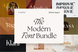 The Modern Font Bundle