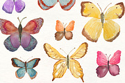 Watercolor Butterflies, a Graphic by Angie Makes (Thumbnail 2 of 2)