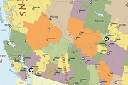 Vector Map of Canada, a Work Illustration by Cartorical (Thumbnail 6 of 6)