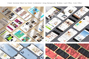 ALL 3D iPHONE MOCK-UP BUNDLE VOL-9, an iPhone Mockup by Graphicsworld125 (Thumbnail 6 of 19)