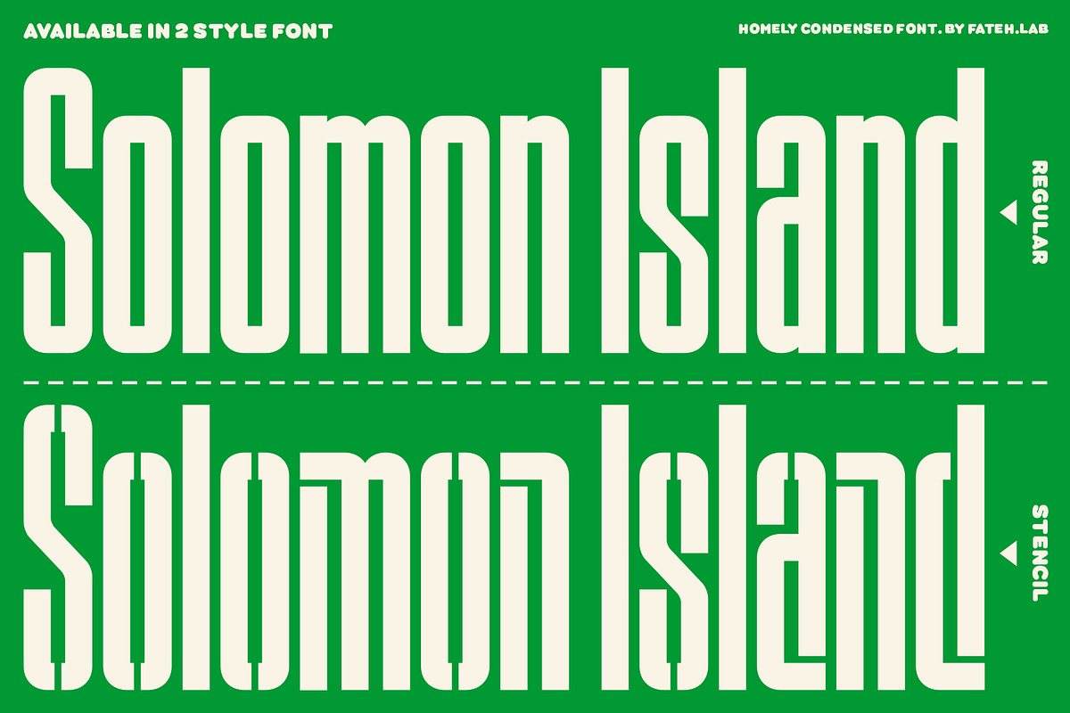 Homely | Condensed Font, a Font by Fateh.Lab (Photo 3 of 12)