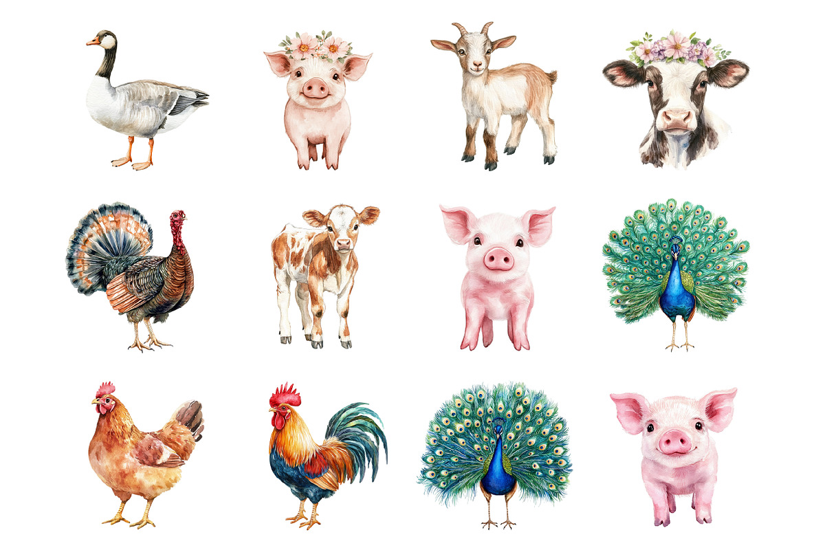 Farm Animals, an Illustration by Design Market (Photo 2 of 3)
