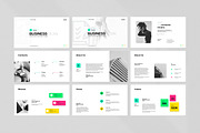 Light & Dark  Business Plan Template, a Presentation Template by evgenystudio (Thumbnail 9 of 11)
