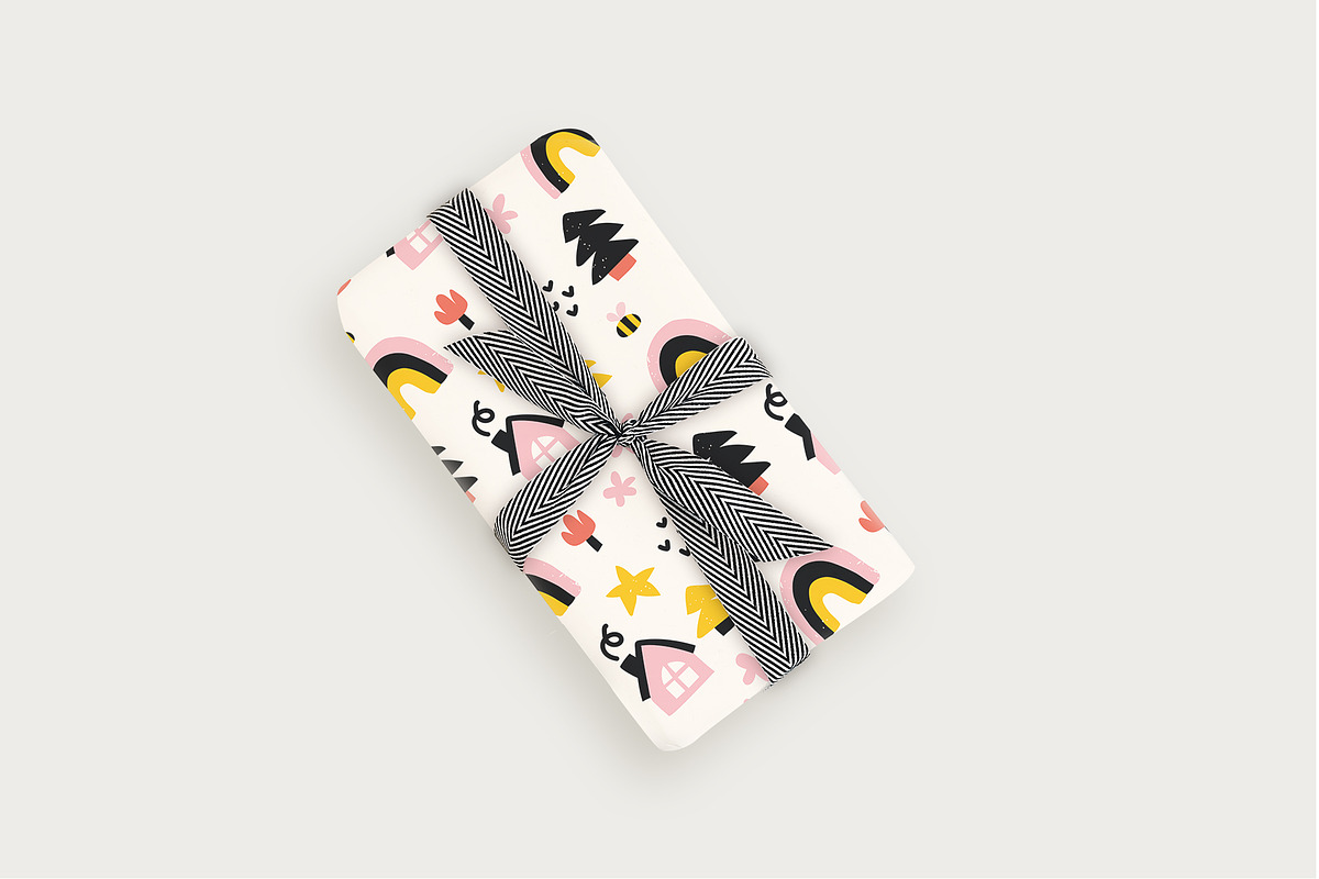 Kid's cute drawings patterns, a Decorative Illustration by OlgaBoncheva (Photo 5 of 7)