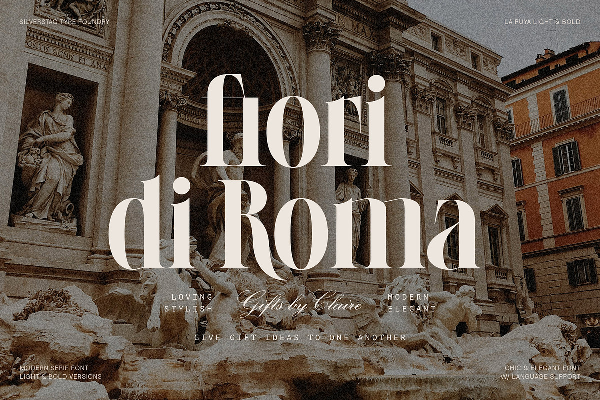 LaRuja - Light & Bold Serif Duo, a Serif Font by SilverStag Type Foundry (Photo 11 of 17)