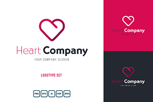 Logotype with Heart.