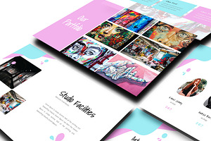 Art Studio Google Slides Template