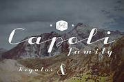 CA Capoli Family, a Script Font by Cape Arcona Type Foundry (Thumbnail 7 of 7)