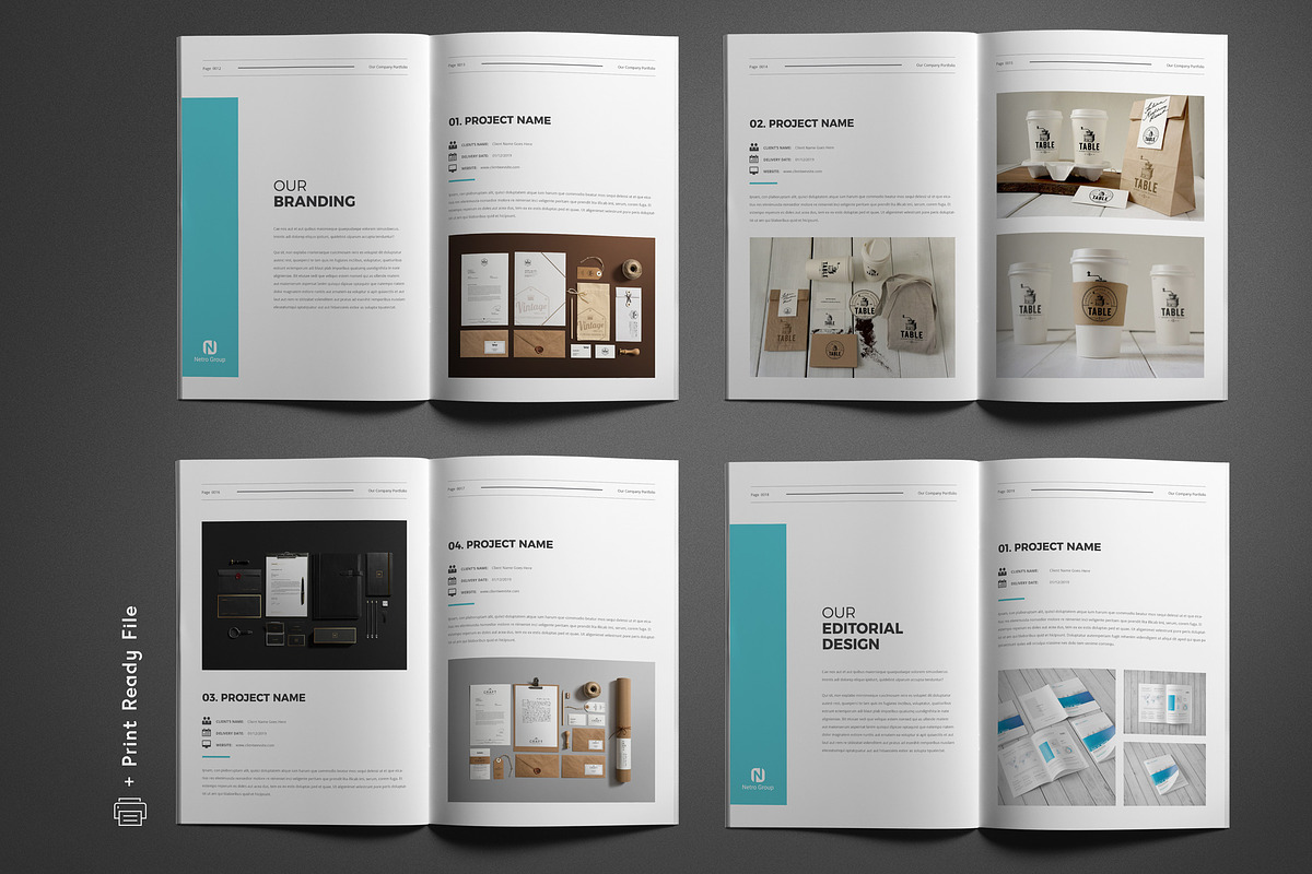Company Portfolio, a Brochure Template by ThemeDevisers (Photo 4 of 8)