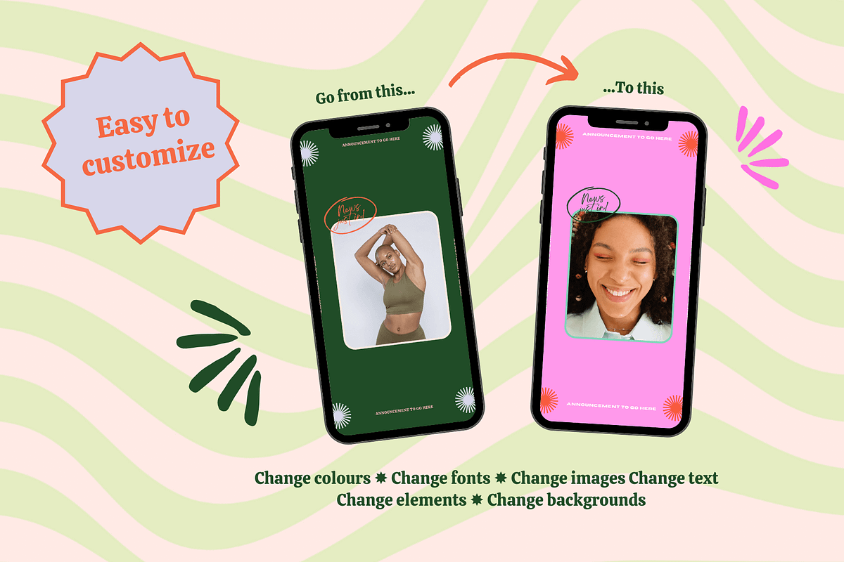 Canva Instagram templates for coach, a Social Media Template by Kurly Creative (Photo 4 of 10)