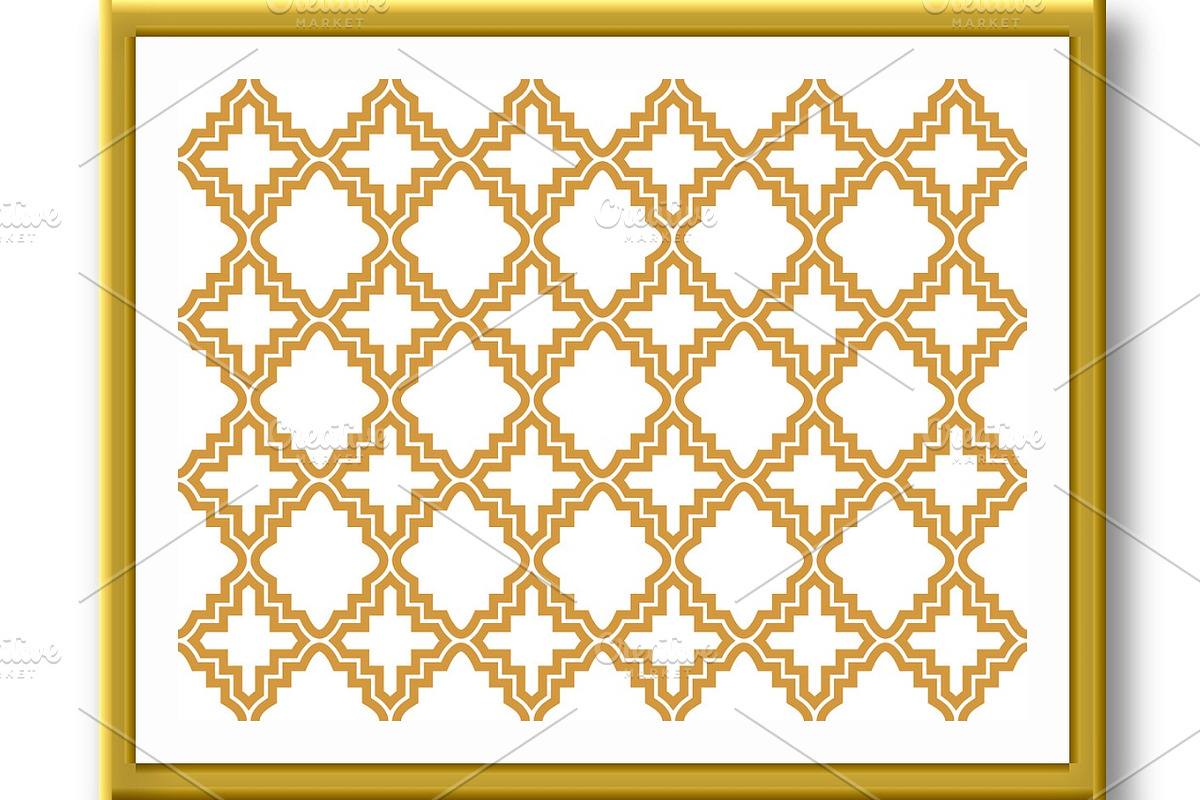 Abstract geometry pattern in Arabian, a Decorative Illustration by RODINA (Photo 2 of 3)