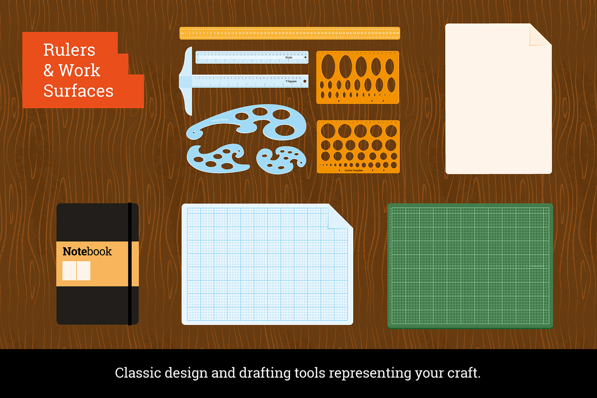 Art Supply Illustration Pack, a Work Illustration by Wingsart Studio (Photo 5 of 12)