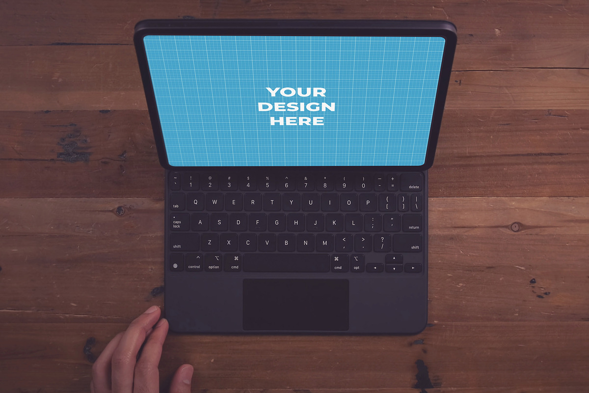 12 PSD Ipad Pro Keyboard Mockup #1, an iPad Mockup by Laura (Photo 12 of 13)