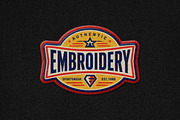 Embroidery Patch Mockup, a Layer Style Add-On by Design Squad (Thumbnail 1 of 4)