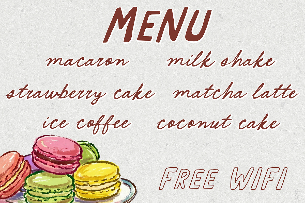 Cafelia Doppio Font Duo, a Handwritten Font by Tanondesign (Photo 3 of 7)