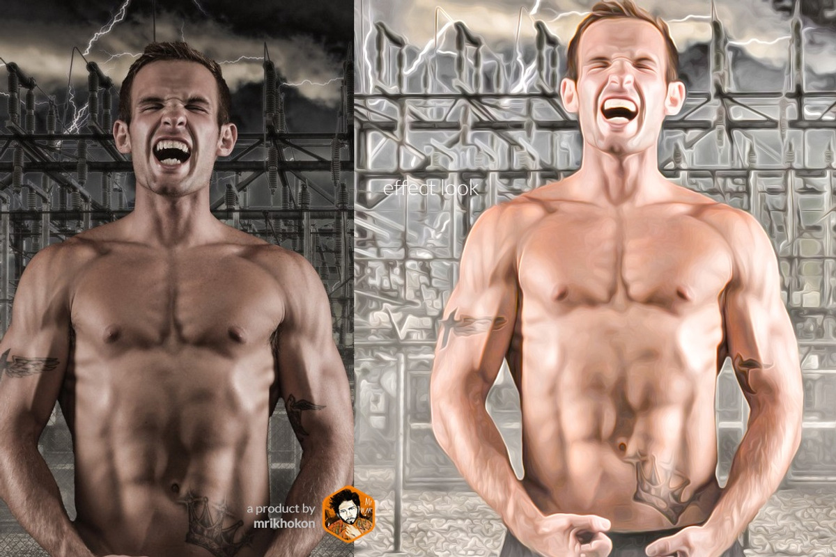 Painting Effect Photoshop Action, an Action Add-On by MRI STUDIO (Photo 7 of 8)