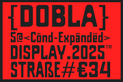 Dobla Sans | Industrial Font, a Sans Serif Font by Jolicia Type (Thumbnail 8 of 14)