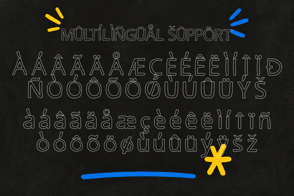 Woblen Hand-Drawn Display Font, a Handwritten Font by Muksal Creative (Photo 14 of 14)