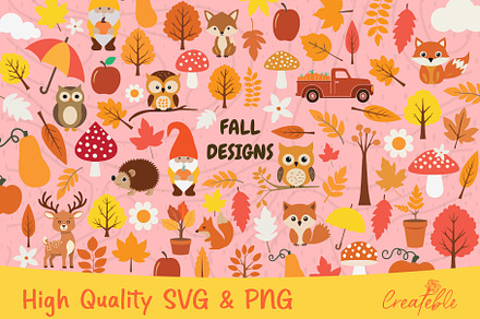 Cute Fall SVG Bundle