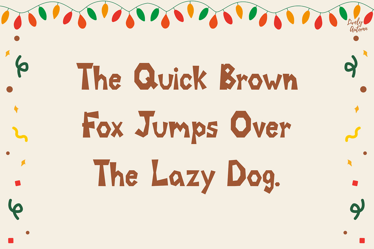 FunFest | Playful Cartoon Font, a Sans Serif Font by LivelyAutumn11.11 (Photo 4 of 5)