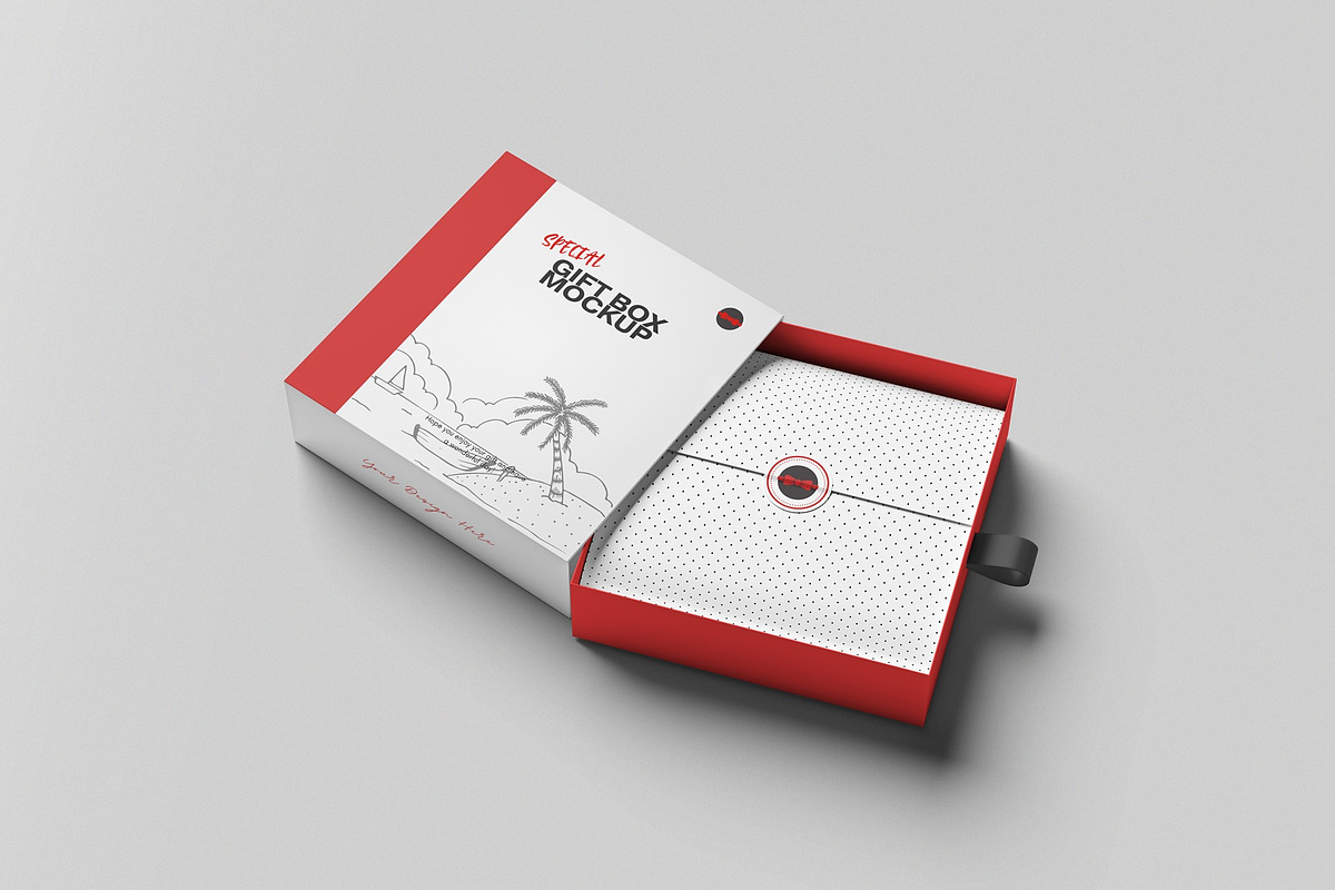 Gift Box Mockup, a Packaging Mockup by hokagata (Photo 4 of 5)