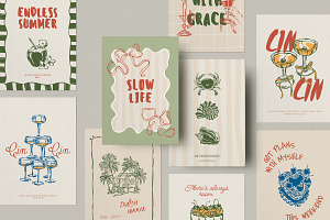 La Dolce Vita Print Posters P.3, an Object Graphic by DesignThatMatters