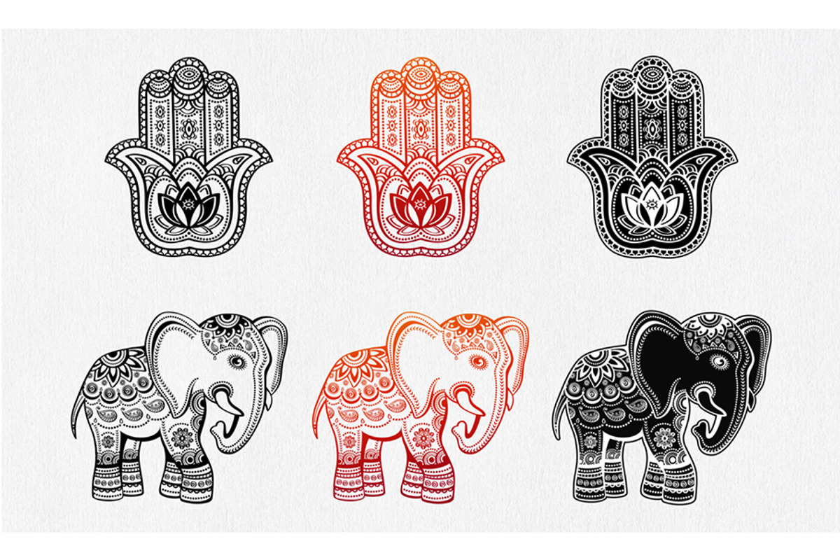 Ethnic Style Design Elements, an Illustration by Teneresa (Photo 3 of 5)