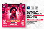 Night Fever Party Flyer Design, a Flyer Template by Shajib Shikder (Thumbnail 1 of 2)