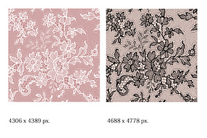 Romantic Lace Seamless Pattern.