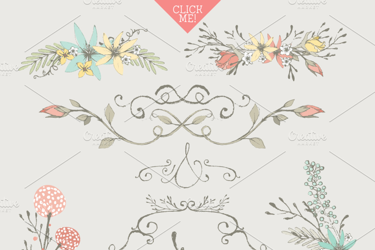 Fairytale Wedding floral collection, an Illustration by Lisa Glanz (Photo 3 of 5)