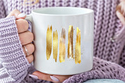Watercolor Gold Glitter Paint Elemen, an Illustration by DreamCafeArt (Thumbnail 6 of 7)