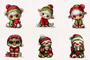 Cozy Christmas Character Tshirt, a Seasonal Illustration by CreationArt (Thumbnail 2 of 7)