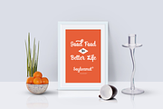 Soybeanut, a Script Font by FHFont (Thumbnail 9 of 10)