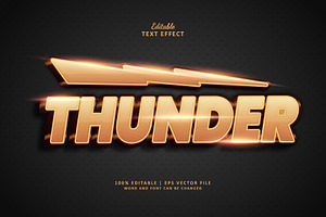 Text Effect Thunder, a Layer Style Add-On by Navy Graphic