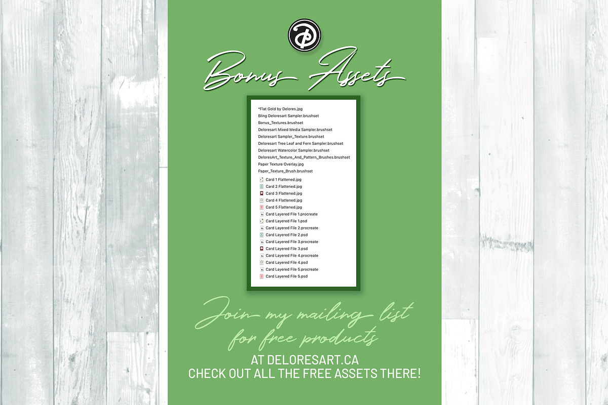 Christmas Procreate Asset Kit &, a Brushes & More by DeloresArt (Photo 14 of 14)