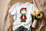 Funny Christmas Snowman Clipart, an Illustration by Craft Nest (Thumbnail 7 of 7)
