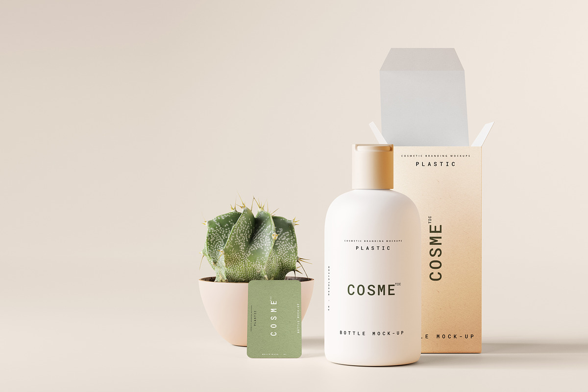 Disc Top-Cap Bottle Mockup Bundle, a Cups & Container Mockup by pmvch (Photo 21 of 60)