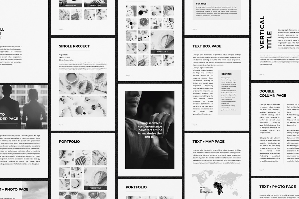 Spectre - Vertical Presentation, a Presentation Template by Tugcu ...