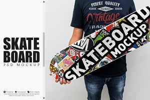 Skateboard Mockup #36