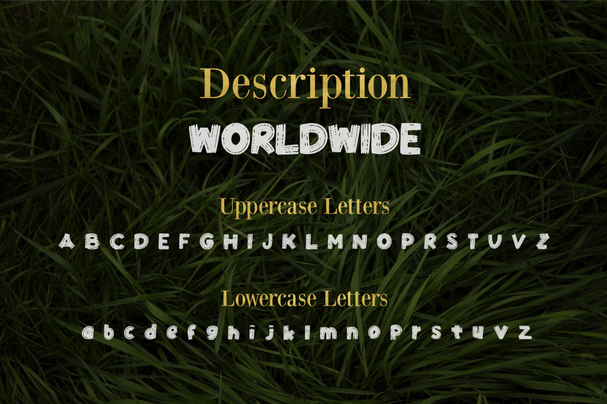 Worldwide Font - 50% Off, a Font by Shop (Photo 2 of 6)