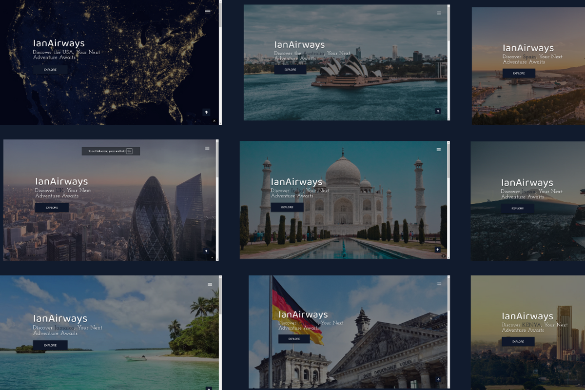 IanAirways- Travel Template, a HTML Template by NomaTemplates (Photo 6 of 22)